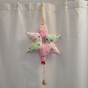 Hand Made From England Child's Baby's Room Star Hanging Decor